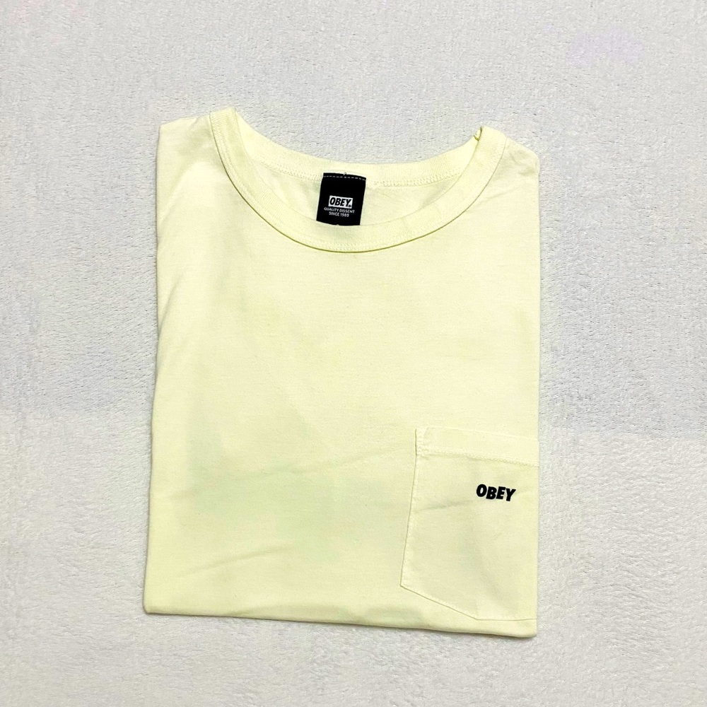Yellow T-Shirt by OBEY - Picture 6 of 8